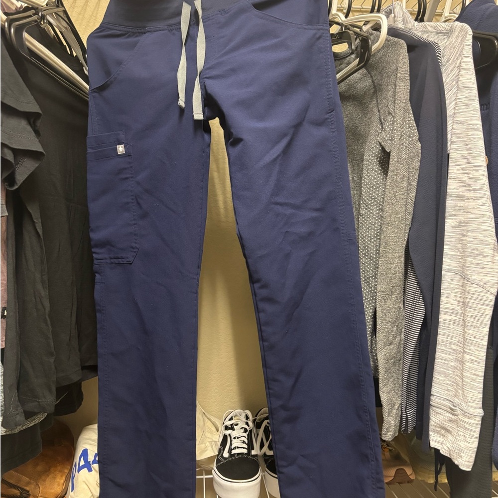 Figs Kade Navy Blue Scrub Pants